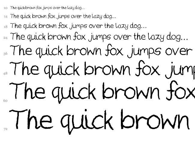 Darius Gardner font waterfall
